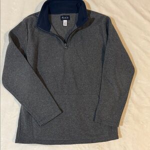 The Children's Place Gray Half-Zip Sweater
